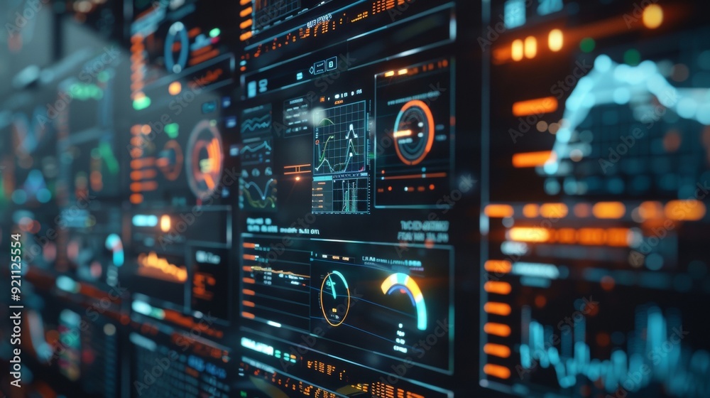 computer screens with trading charts computer screens with trading charts