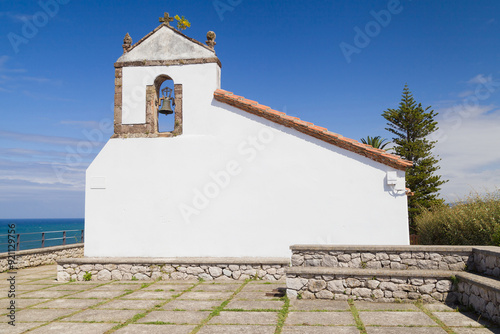 Bild auf Leinwand Hermitage of Santa Lucia in Comillas