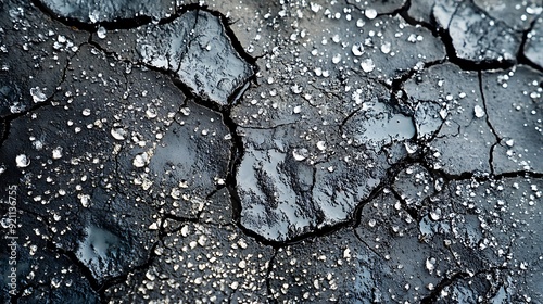 Renewal in the Face of Climate Change: Barren Land Receiving Life from Sudden Downpour