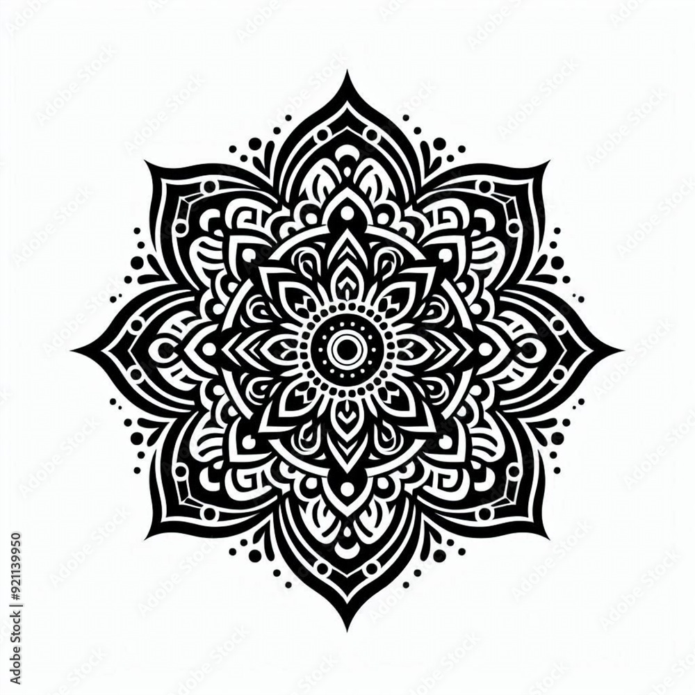 abstract floral ornament abstract floral ornament