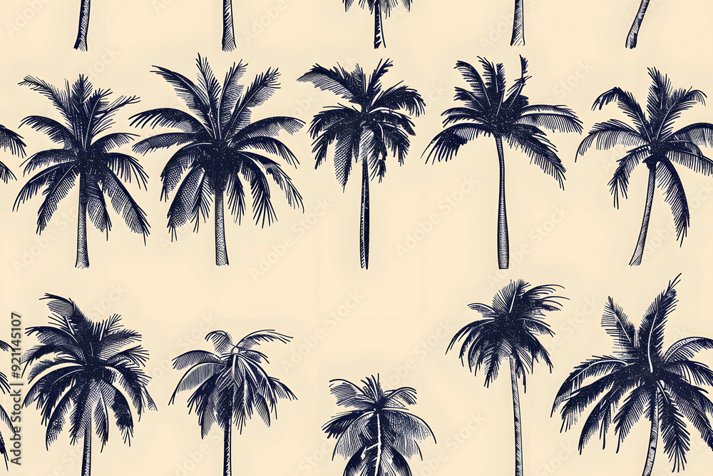 Seamless Abstract Minimalist Set of Drawn Vector Palm Trees Pattern Texture Tile Background for Packaging, Fabric, Textile, Decor, Wrap, and Fashion. Seamless Textile Fabric Design Seamless Abstract Minimalist Set of Drawn Vector Palm Trees Pattern Texture Tile Background for Packaging, Fabric, Textile, Decor, Wrap, and Fashion. Seamless Textile Fabric Design