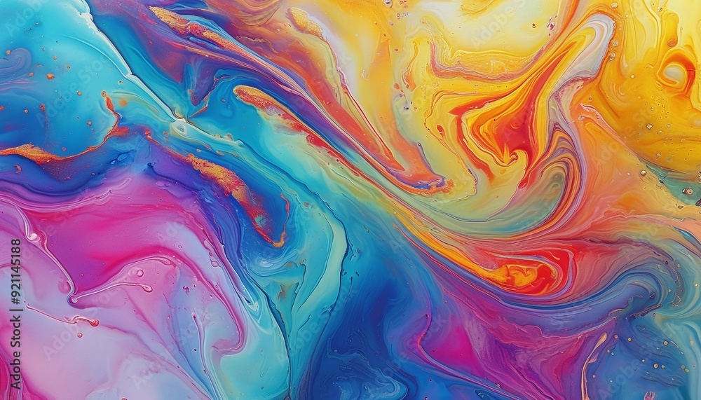 Abstract Swirls of Color: A mesmerizing blend of vibrant hues, the abstract art evokes a sense of fluidity and movement, capturing the essence of creativity and imagination. Abstract Swirls of Color: A mesmerizing blend of vibrant hues, the abstract art evokes a sense of fluidity and movement, capturing the essence of creativity and imagination.