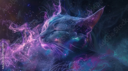 Cosmic Cat Dreams photo