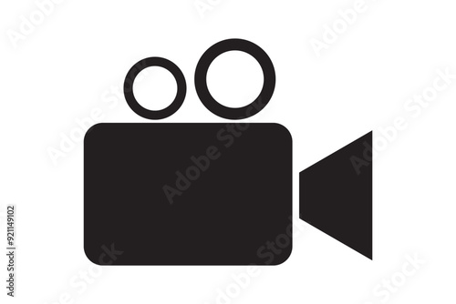 video camera icon for streaming , facetime icons video call symbol