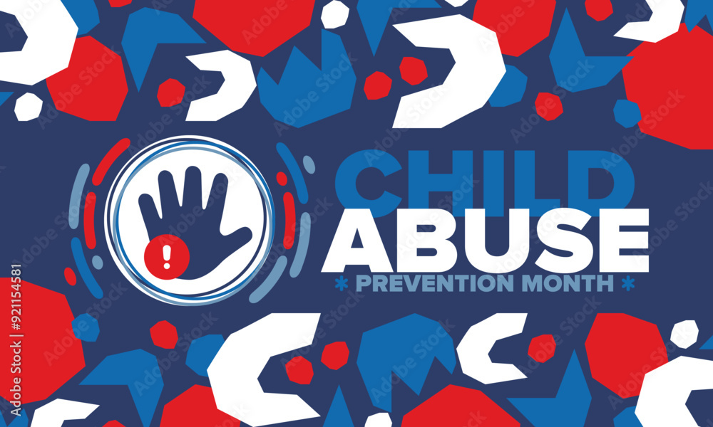 Child Abuse Prevention Month. Celebrate annual in April in United States. Stop child violence. Children protection and safety month. Unity for children. Poster, banner, background. Vector illustration Child Abuse Prevention Month. Celebrate annual in April in United States. Stop child violence. Children protection and safety month. Unity for children. Poster, banner, background. Vector illustration
