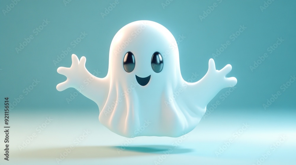 Cute Ghost Character Illustration Cute Ghost Character Illustration
