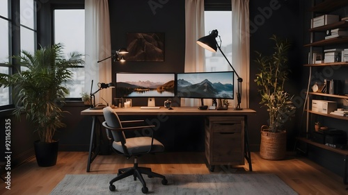 Cozy and Creative Workspace Setup for Streaming