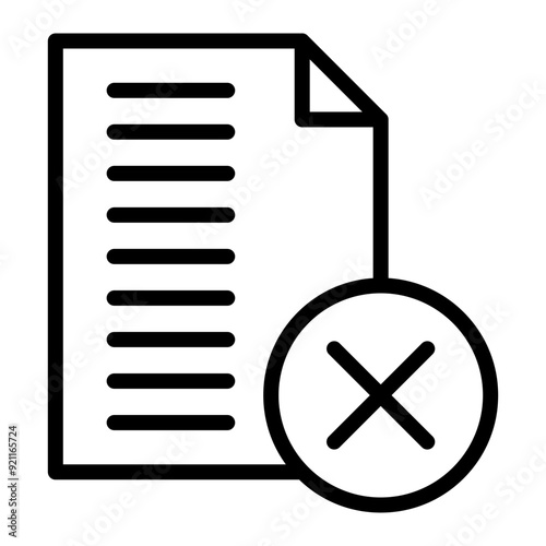 Remove Line Icon Design
