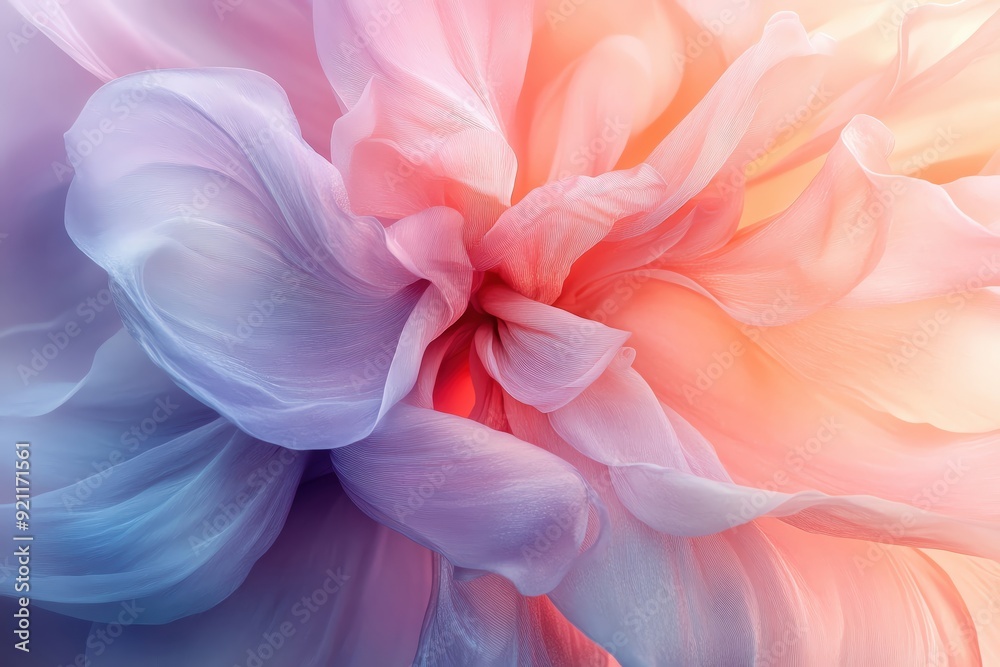 A vibrant blend of soft pastel hues, showcasing flowing shapes that evoke a sense of tranquility and elegance. A vibrant blend of soft pastel hues, showcasing flowing shapes that evoke a sense of tranquility and elegance.