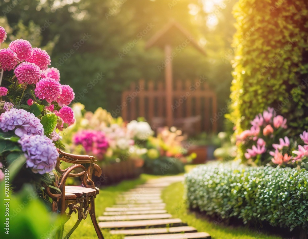 Fototapeta premium Ogród różany