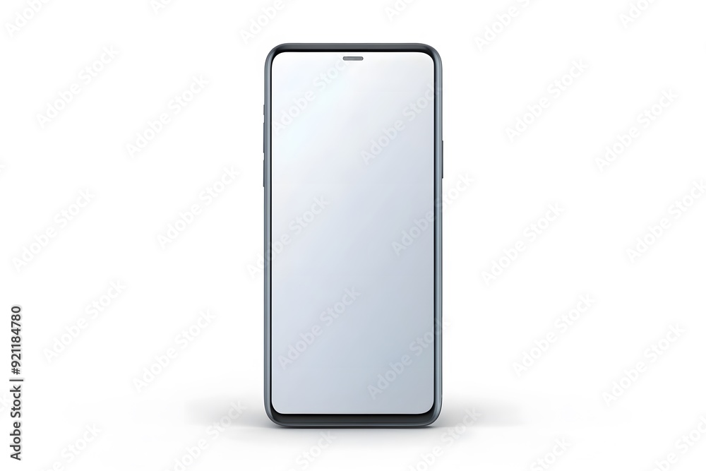 Mobile smart phone on white background technology, Mobile phone screen mockup design on isolated Mobile smart phone on white background technology, Mobile phone screen mockup design on isolated