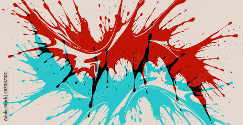 Abstract pattern. Illustration for printing on wall decorations. For use in graphics.