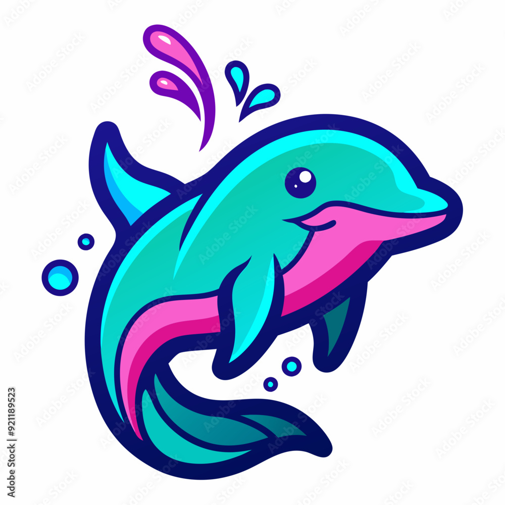 Whale logo design vector art Illustration Whale logo design vector art Illustration