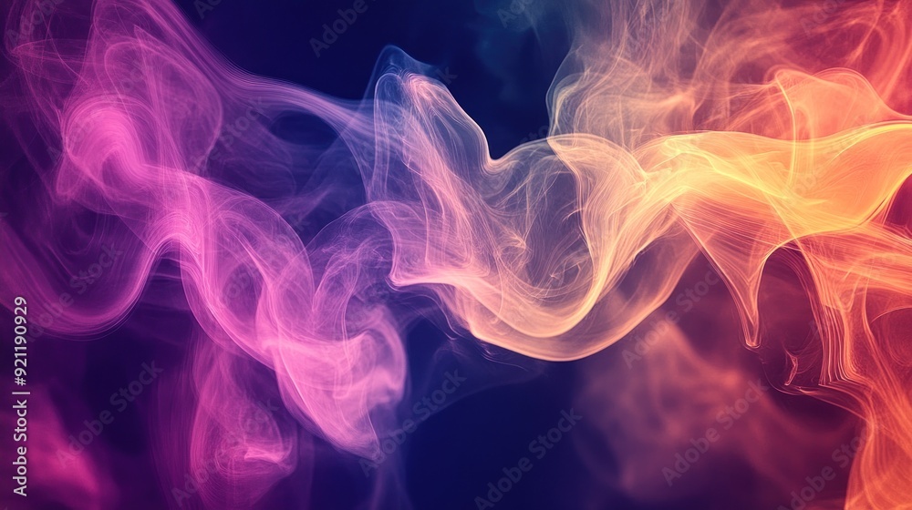 Obraz premium Abstract Smoke Swirls