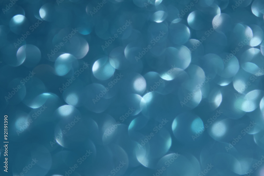 Abstract blue festive christmas background with bokeh. Abstract blue festive christmas background with bokeh.