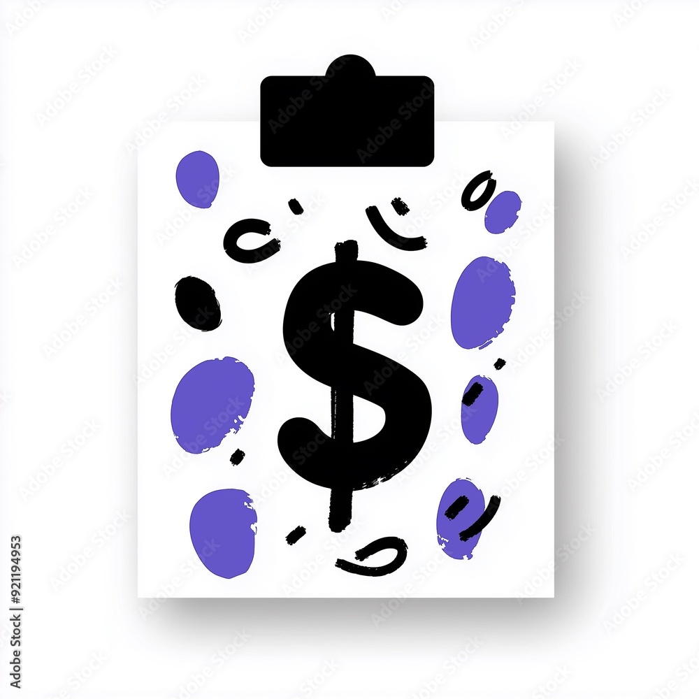 Minimalistic dollar sign vector icon with abstract purple elements, ideal for financial apps and pricing graphics. Minimalistic dollar sign vector icon with abstract purple elements, ideal for financial apps and pricing graphics.