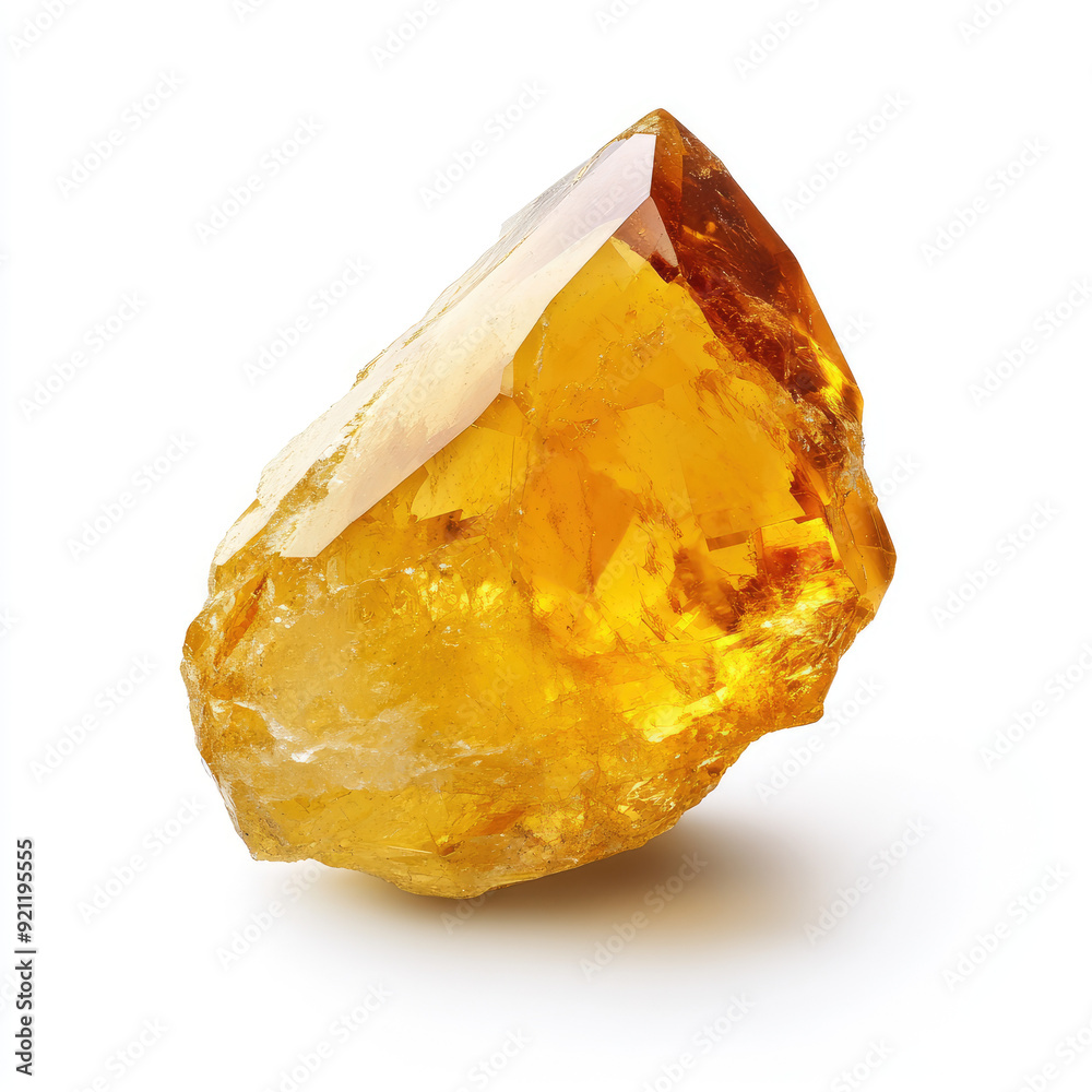 Studio Photography Showcases a Bright and Vibrant Citrine Gemstone Studio Photography Showcases a Bright and Vibrant Citrine Gemstone