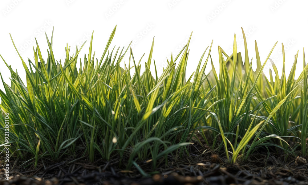 Macro grass beauty blurred without background. Design element Macro grass beauty blurred without background. Design element
