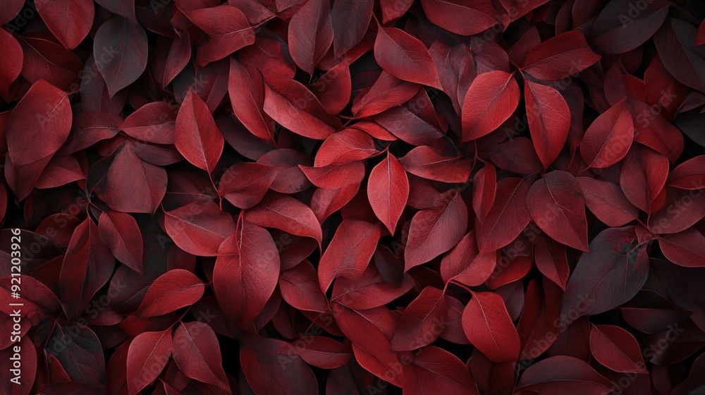 Red Autumn Leaves Background Red Autumn Leaves Background