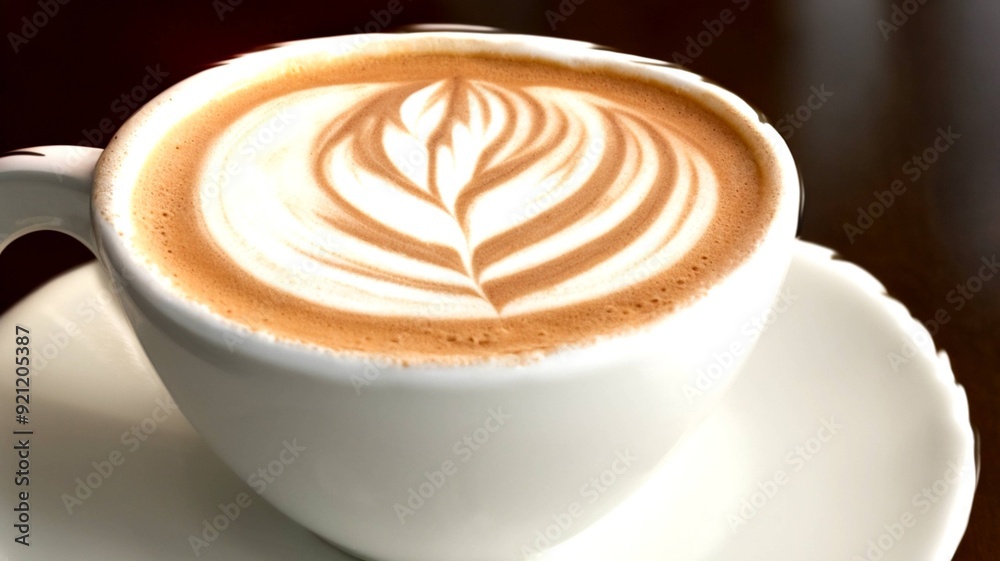 cup of coffee with milk cup of coffee with milk