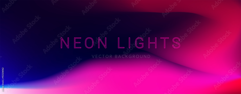 Abstract blurred background with neon purple gradations. Abstract blurred background with neon purple gradations.