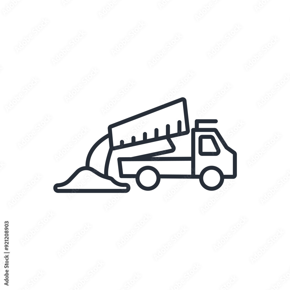 dumpsite icon. vector.Editable stroke.linear style sign for use web design,logo.Symbol illustration. dumpsite icon. vector.Editable stroke.linear style sign for use web design,logo.Symbol illustration.