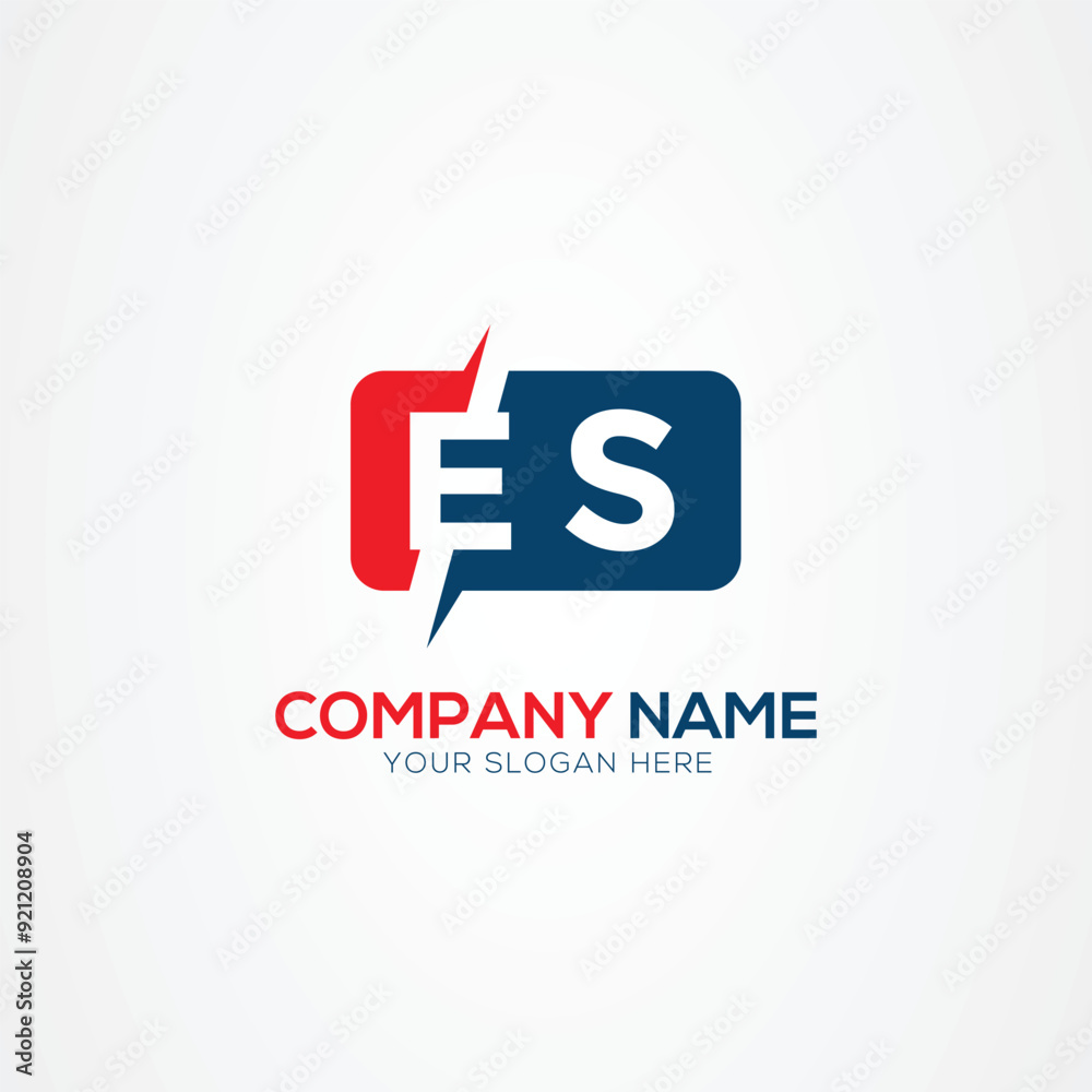 ES or SE Creative Modern Letters Logo Design Element ES or SE Creative Modern Letters Logo Design Element