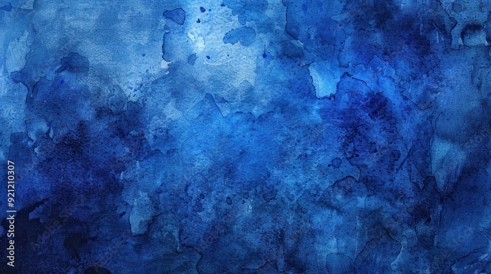 Dark Blue Water Color. Aquarelle Paint Background with Grunge Distressed Texture Dark Blue Water Color. Aquarelle Paint Background with Grunge Distressed Texture