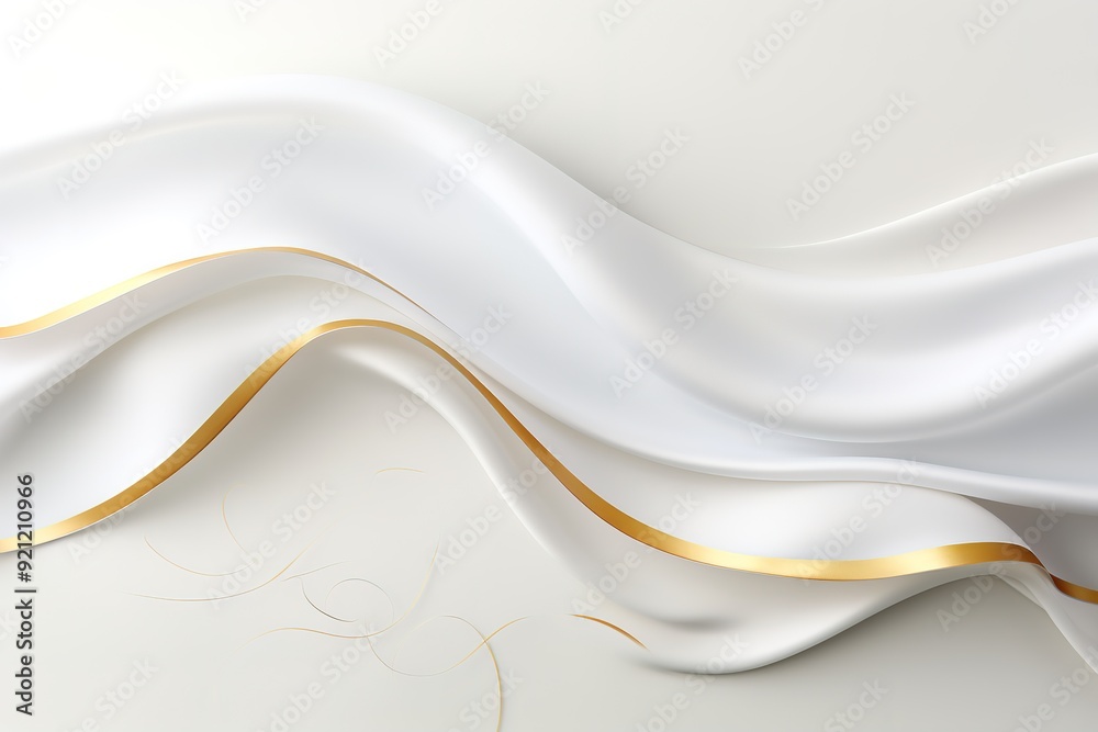 White & Gold Abstract Background. White & Gold Abstract Background.