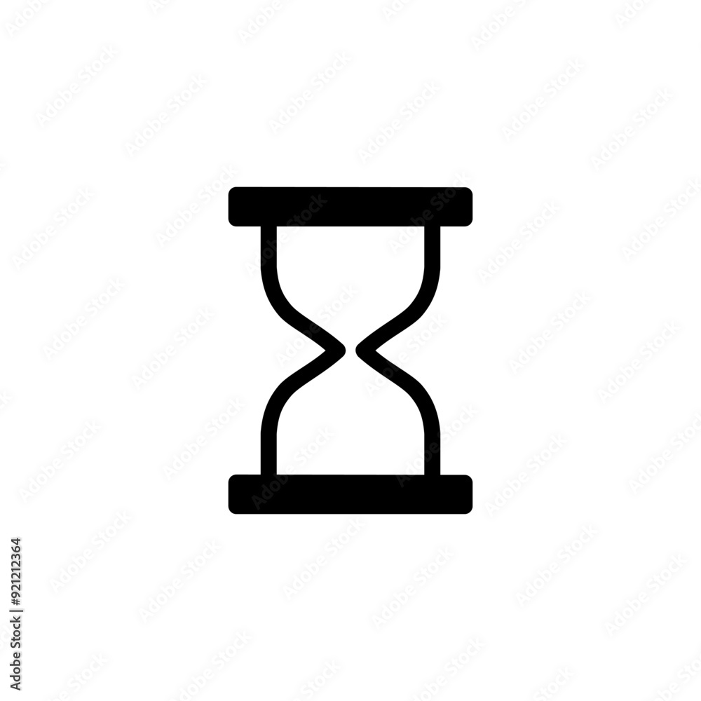 Hourglass icon. Sand clock icon Hourglass icon. Sand clock icon