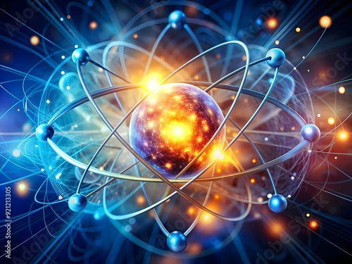 Quantum Physics Energy Electrons Atoms Universe Science Concepts Dynamics