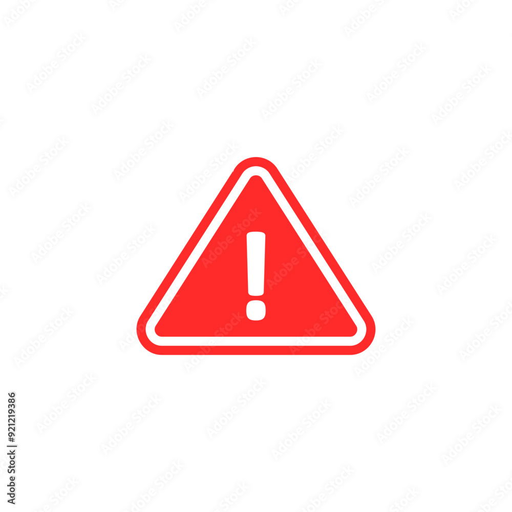 Alert icon vector. Warning sign icon. Alert icon vector. Warning sign icon.