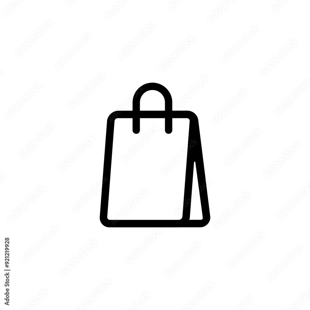 Shopping bag icon. Bag icon. Shopping bag icon. Bag icon.