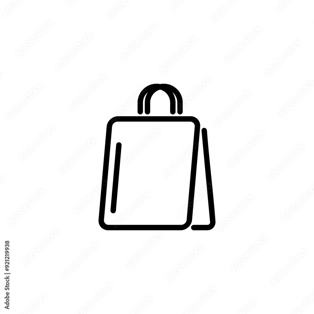 Shopping bag icon. Bag icon. Shopping bag icon. Bag icon.
