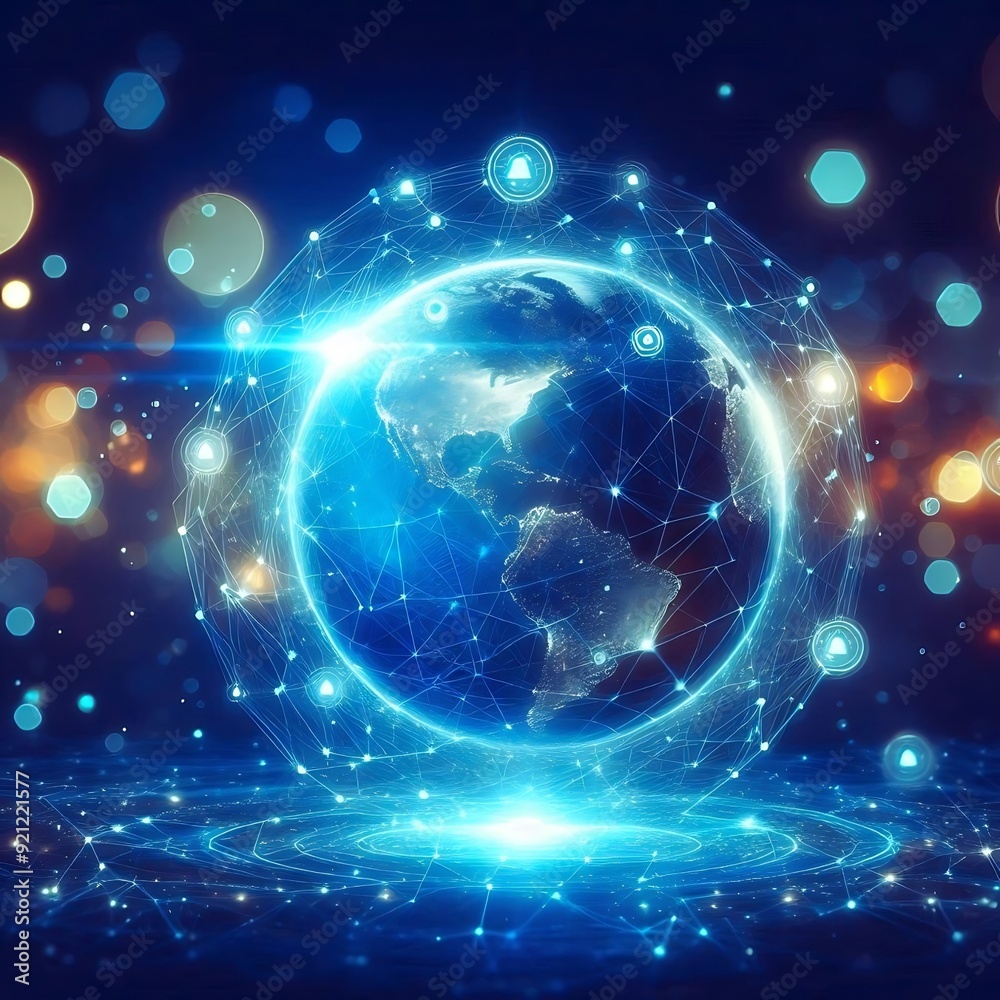 Global Connectivity and technology Network Visualization Global Connectivity and technology Network Visualization