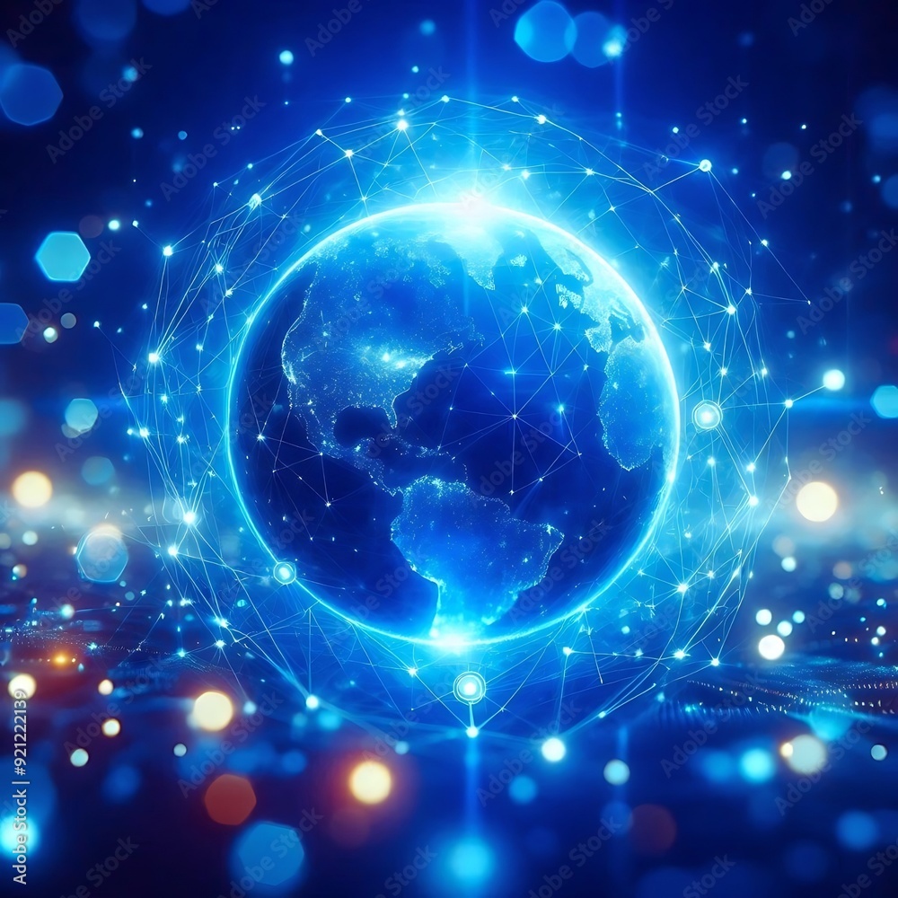 Global Connectivity and technology Network Visualization Global Connectivity and technology Network Visualization