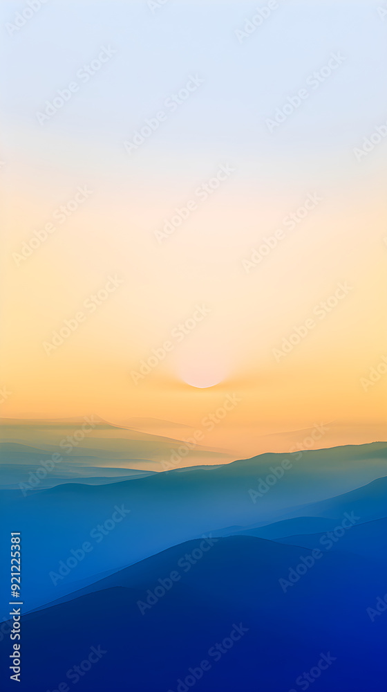 Emotional Journey: From Calm Tranquility to Warm Optimism Through Seamless Gradient Transitions Emotional Journey: From Calm Tranquility to Warm Optimism Through Seamless Gradient Transitions