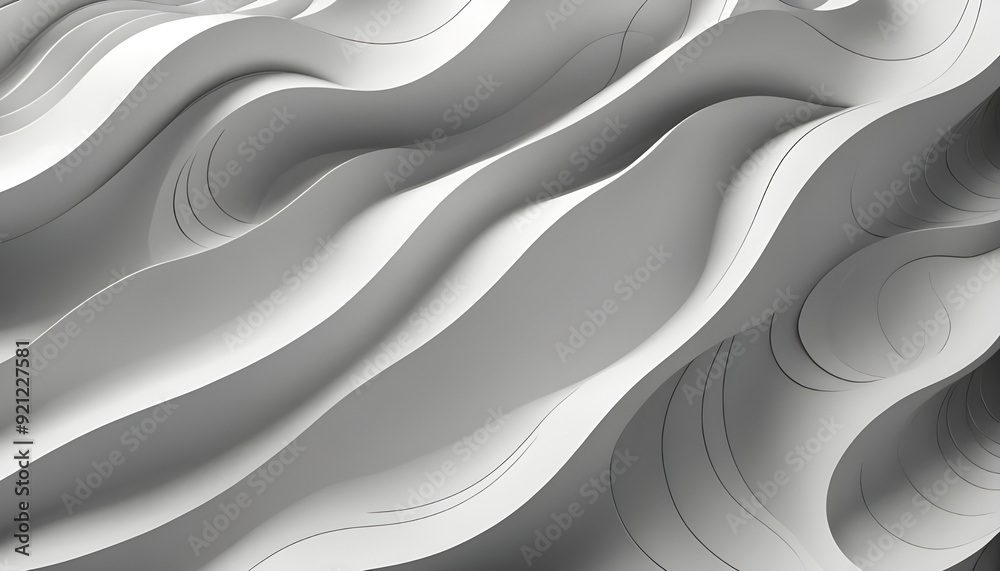 Paint effect. Wavy background. Hand drawn waves. Stripe texture with many lines. Illustration of the pattern of gray lines on white background. Paint effect. Wavy background. Hand drawn waves. Stripe texture with many lines. Illustration of the pattern of gray lines on white background.