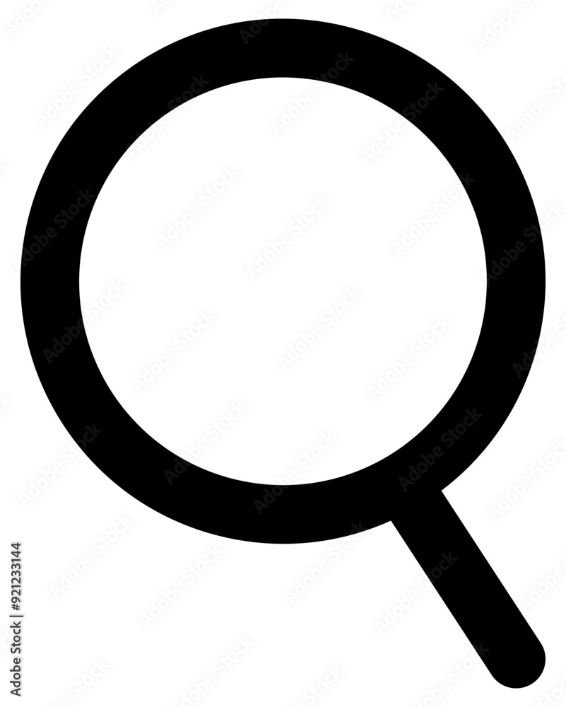 Magnifying glass icon or Search icon. Vector Magnifying glass icon or Search icon. Vector