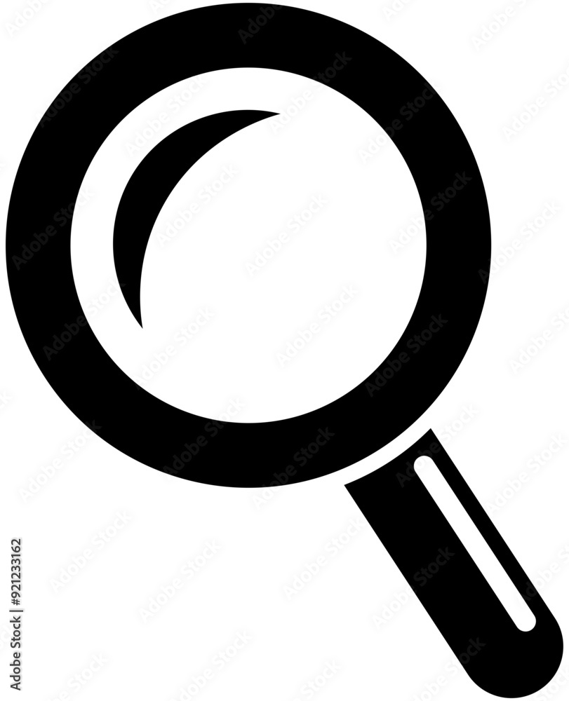 Magnifying glass icon or Search icon. Vector Magnifying glass icon or Search icon. Vector