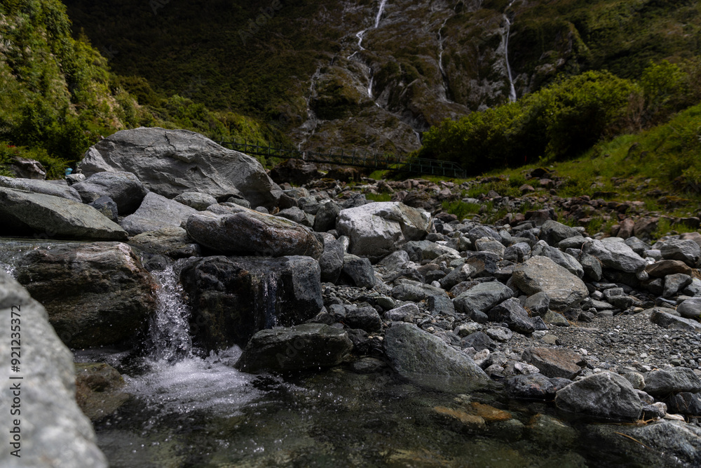 Mountain Stream and water Mountain Stream and water