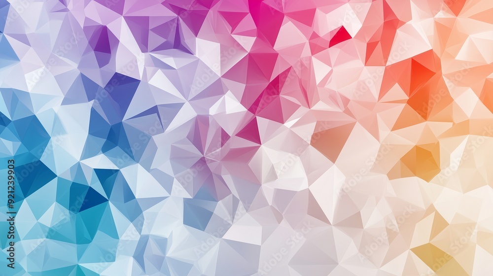 Obraz premium polygon art background, geometric design with polygons, aesthetic polygon background, polygonal digital art, abstract geometric pattern, polygonal structure design