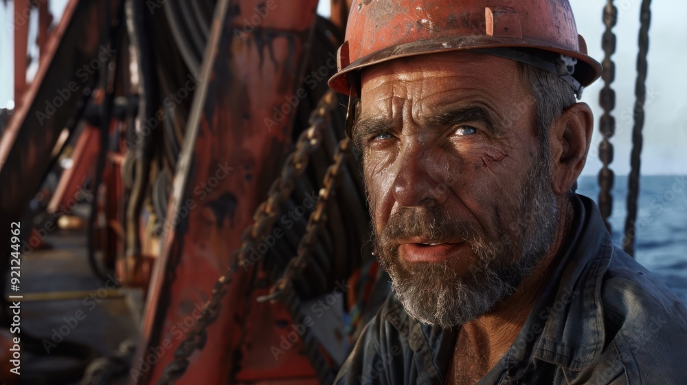 custom made wallpaper toronto digitalPortrait of a longshoreman at work