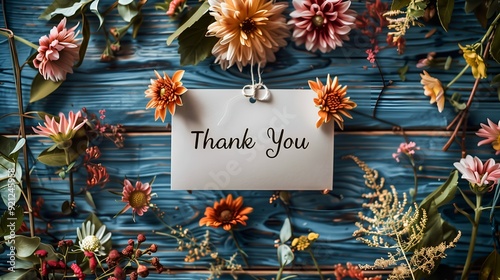 Thank You Floral Arrangement photo