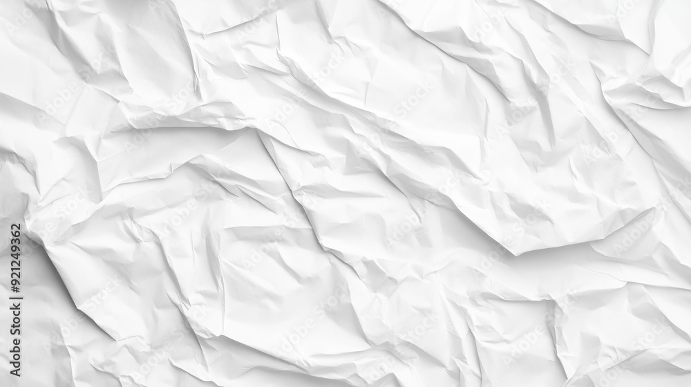 Crumpled White Paper Texture Crumpled White Paper Texture