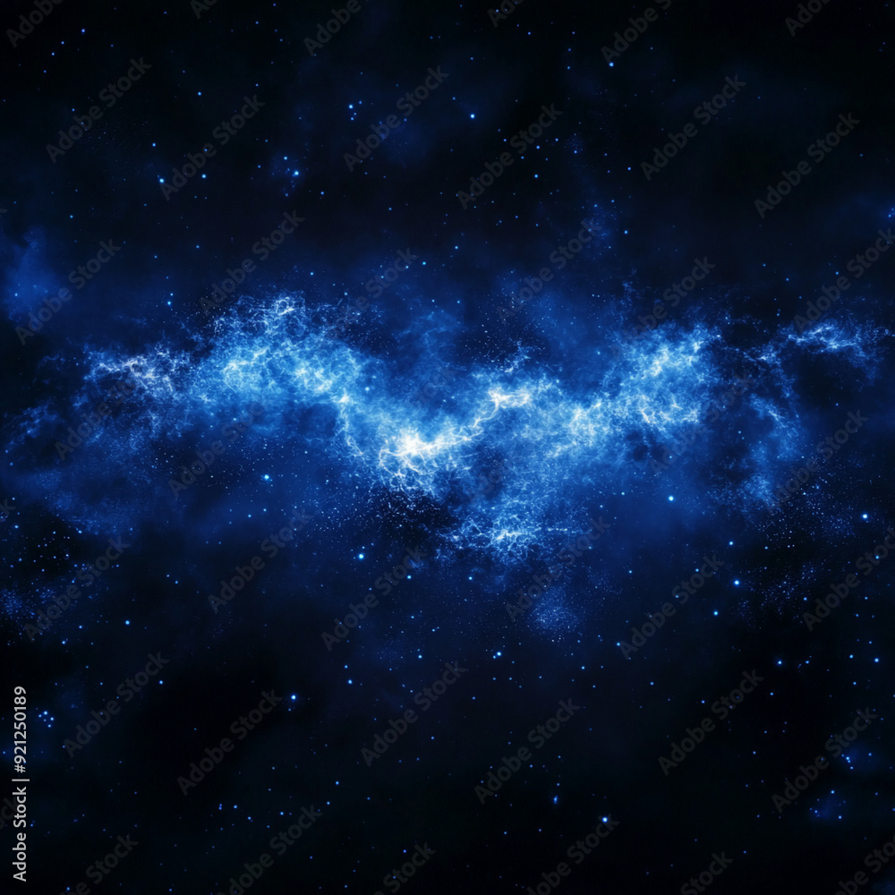 Blue galaxy background, stras Blue galaxy background, stras