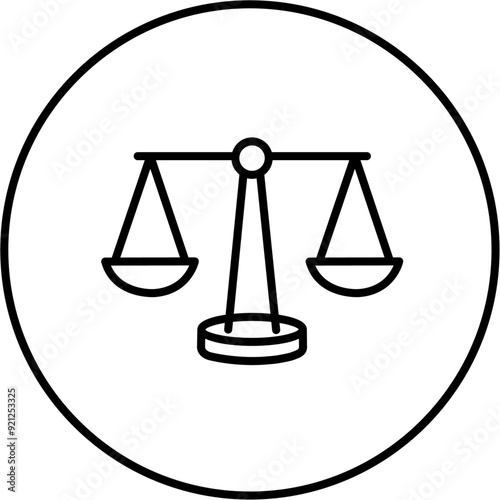 Legal justice scales icon, balance, justice, scale, law, weight, scales, legal, symbol, measurement, court, judge, lawyer, business, equality, brass, compare, weigh, lawful, legitimate, legalised