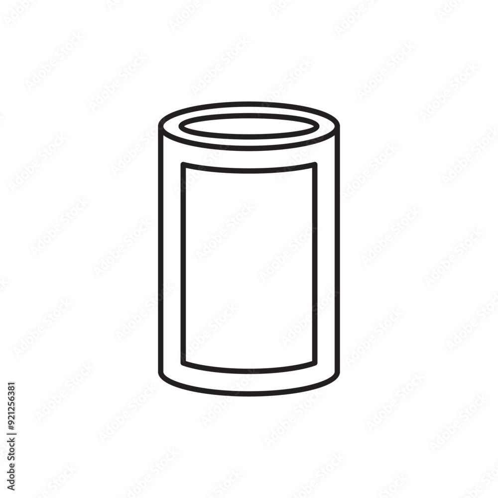 Can food icon design, isolated on white background, vector illustration Can food icon design, isolated on white background, vector illustration