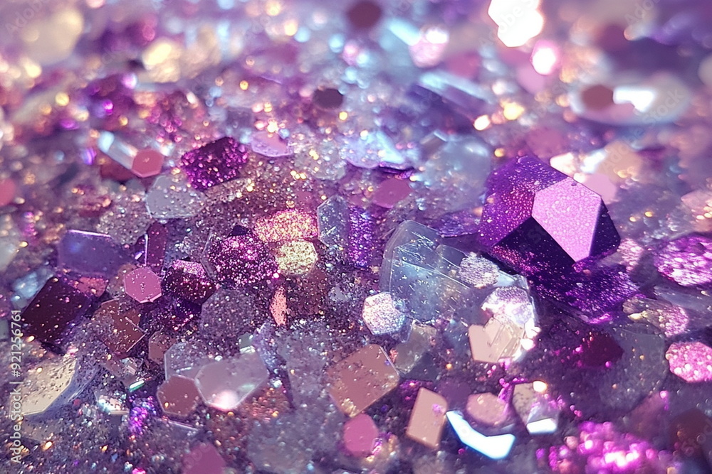Fototapeta premium purple glitter dust bokeh background