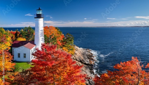 lighthouse on the coast